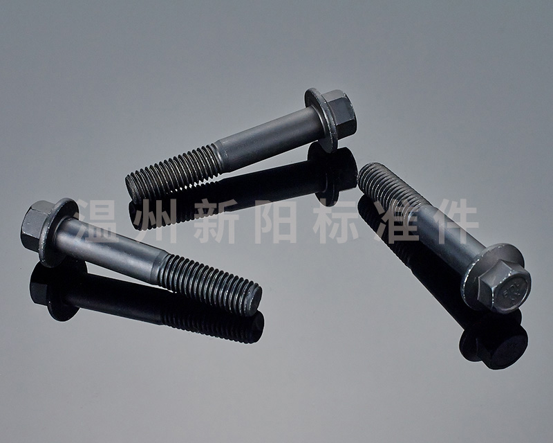 -Q184 -Q185 -GB16674 -外六角法蘭螺栓-10.9級(jí)- 黑色達(dá)克羅 凹腦半牙加長(zhǎng)