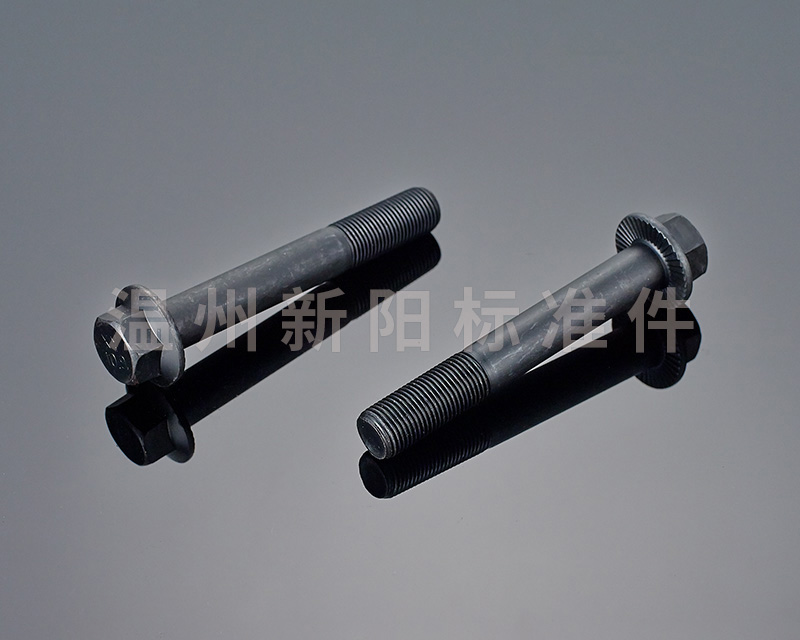 -Q181-Q180--外六角法蘭螺栓 -10.9級(jí)- 黑色達(dá)克羅 花齒法蘭螺栓13.1